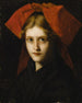 Jonge Elsassische vrouw - Jean-Jacques Henner — weergave van het kunstwerk