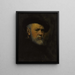 Zelfportret - Jean-Jacques Henner — ingelijst kunstwerk aan de muur