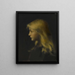 Meisje met blond haar - Jean-Jacques Henner — ingelijst kunstwerk aan de muur