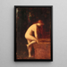Nymphe - Jean-Jacques Henner — ingelijst kunstwerk aan de muur