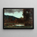 Landschap van Alsace bij schemering - Jean-Jacques Henner — ingelijst kunstwerk aan de muur