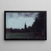 Landschap van de Elzas, de toren van Bernwiller - Jean-Jacques Henner — ingelijst kunstwerk aan de muur