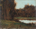 Landschap van de Elzas met een vijver - Jean-Jacques Henner — weergave van het kunstwerk