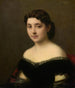 Portret van een vrouw - Jean-Jacques Henner — weergave van het kunstwerk