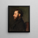 portret van de heer A. Koch - Jean-Jacques Henner — ingelijst kunstwerk aan de muur