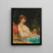 L'Orientale au Tambour - Jean-Joseph Benjamin-Constant — framed artwork on a wall