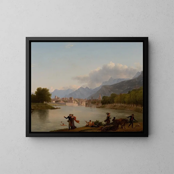 Grenoble - Jean-Joseph-Xavier Bidauld — ingelijst kunstwerk aan de muur