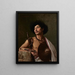 Een Bichari-oorlogvoerder - Jean-Léon Gérôme — ingelijst kunstwerk aan de muur
