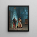voor het publiek - Jean-Léon Gérôme — ingelijst kunstwerk aan de muur