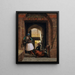van het Corps de garde d'arnautes au Caire - Jean-Léon Gérôme — ingelijst kunstwerk aan de muur