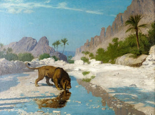 JeanLon Grme - Lion in the Desert.webp