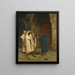 Een oude Jood met drie Arabieren - Jean-Léon Gérôme — ingelijst kunstwerk aan de muur