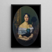 Portret van Vrouw - Jean-Léon Gérôme — ingelijst kunstwerk aan de muur