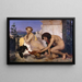 Jonge Grieken die een hanengevecht bijwonen - Jean-Léon Gérôme — ingelijst kunstwerk aan de muur