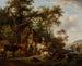 L'Abreuvoir - Jean-Louis Demarne — weergave van het kunstwerk