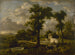 Landelijke scène - Jean-Louis Demarne — weergave van het kunstwerk