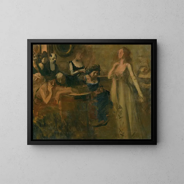 Le Récital - Jean-Louis Forain — ingelijst kunstwerk aan de muur