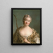 Charlotta Fredrika Sparre 1719-1795 later gravin Fersen - Jean-Marc Nattier — ingelijst kunstwerk aan de muur