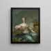 De hertogin van Chartres in de rol van Hébé - Jean-Marc Nattier — ingelijst kunstwerk aan de muur