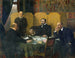 Het Veiligheidscomité van de Stad Parijs en het departement Seine tijdens de oorlog van 1914-1918 - Jean-Paul Laurens — weergave van het kunstwerk