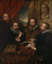 Quatre philosophes - Jean-Pierre Tassaert — weergave van het kunstwerk