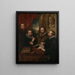 Quatre philosophes - Jean-Pierre Tassaert — ingelijst kunstwerk aan de muur