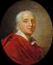 Portrait Painting of Denis Diderot 1713-1784 Writer and Philosopher - Jean-Simon Berthélemy — artwork view