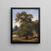 Study of a tree - Jean-Victor Bertin — framed artwork on a wall