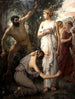 Ulysses en Nausicaa - Jean Alfred Marioton — weergave van het kunstwerk