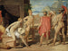 Achille ontvangt in zijn tent de gezanten van Agamemnon - Jean-Auguste-Dominique Ingres — weergave van het kunstwerk