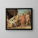Achille ontvangt in zijn tent de gezanten van Agamemnon - Jean-Auguste-Dominique Ingres — ingelijst kunstwerk aan de muur