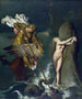 Angelique gered door Ruggiero - Jean-Auguste-Dominique Ingres — weergave van het kunstwerk
