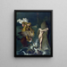 Angelique gered door Ruggiero - Jean-Auguste-Dominique Ingres — ingelijst kunstwerk aan de muur