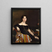 Madame Jacques-Louis Leblanc Françoise Poncelle - Jean-Auguste-Dominique Ingres — ingelijst kunstwerk aan de muur