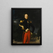 portret van prins Ferdinand-Philippe, hertog van Orléans, voor de tuin van het kasteel van Saint-Cloud - Jean-Auguste-Dominique Ingres — ingelijst kunstwerk aan de muur