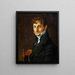 portret van Belvèze-Foulon - Jean-Auguste-Dominique Ingres — ingelijst kunstwerk aan de muur