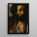 Esquisse de la tête et des mains de Saint Jean pour Jésus remet Saint Pierre les clefs du paradis - Jean-Auguste-Dominique Ingres — ingelijst kunstwerk aan de muur