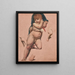 Studie voor het Kind Jezus van de gelofte van Lodewijk XIII in de kathedraal van Montauban - Jean-Auguste-Dominique Ingres — ingelijst kunstwerk aan de muur