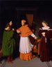 De verlovingen van Raphael en de nicht van kardinaal Bibbiena - Jean-Auguste-Dominique Ingres — weergave van het kunstwerk