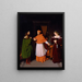 De verlovingen van Raphael en de nicht van kardinaal Bibbiena - Jean-Auguste-Dominique Ingres — ingelijst kunstwerk aan de muur
