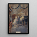 Begrafenis van president Félix Faure in Notre-Dame op 23 februari 1899 - Jean Baptiste Edmond Allouard — ingelijst kunstwerk aan de muur
