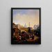 Le marché Saint-Martin - Jean Baptiste Lecoeur — ingelijst kunstwerk aan de muur
