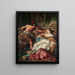La mort d'Harmonia - Jean Baptiste Marie Pierre — framed artwork on a wall