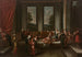 Nieuwe aankomst in het harem - Jean-Baptiste Vanmour — weergave van het kunstwerk