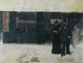 Koppel voor een juwelierszaak - Jean Béraud — weergave van het kunstwerk