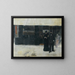 Koppel voor een juwelierszaak - Jean Béraud — ingelijst kunstwerk aan de muur