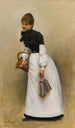 La Servante - Jean Béraud — weergave van het kunstwerk