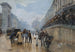 L'accident Porte Saint-Denis - Jean Béraud — weergave van het kunstwerk