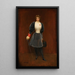 L'escrimeuse schilderij - Jean Béraud — ingelijst kunstwerk aan de muur