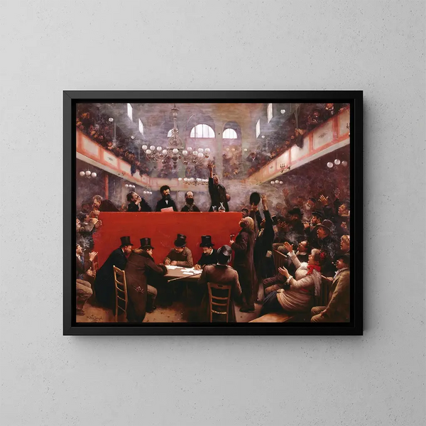 Salle Graffard - Jean Béraud — ingelijst kunstwerk aan de muur